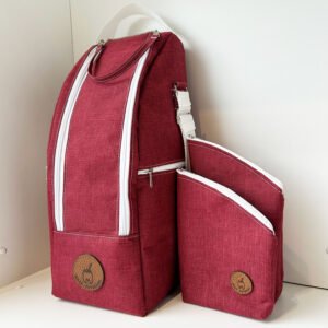 Botinero + Yerbera y Azucarera Cordura Rojo